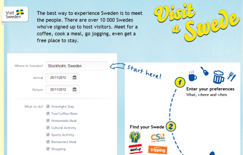 Visit a Swede