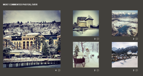 INSTAGRAM- MOST COMMENTED PHOTOS#WINTERSLOVENIA